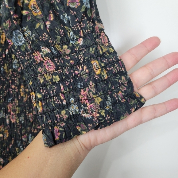 NWT Veronica Beard Farha Floral Smocked Ruffled Minidress Size 12 - Picture 8 of 15